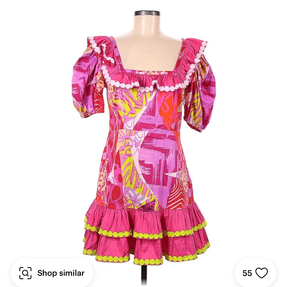 Alden Adair Pink Patterned Dress